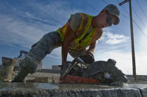 young construction worker