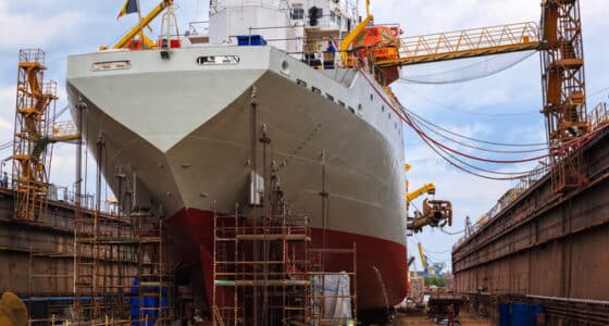 shipyard work