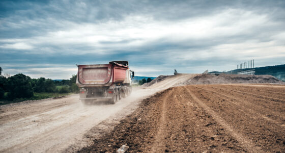 landfill debris