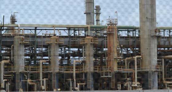 oil refinery