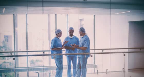 physicians conferring