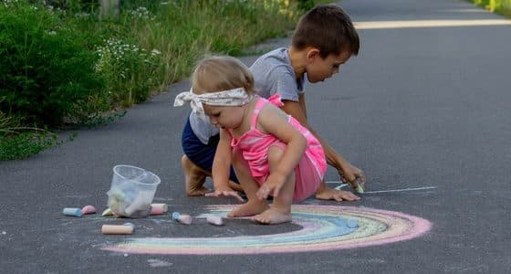 children playing