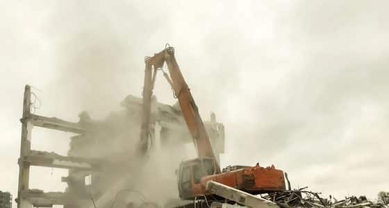demolition dust